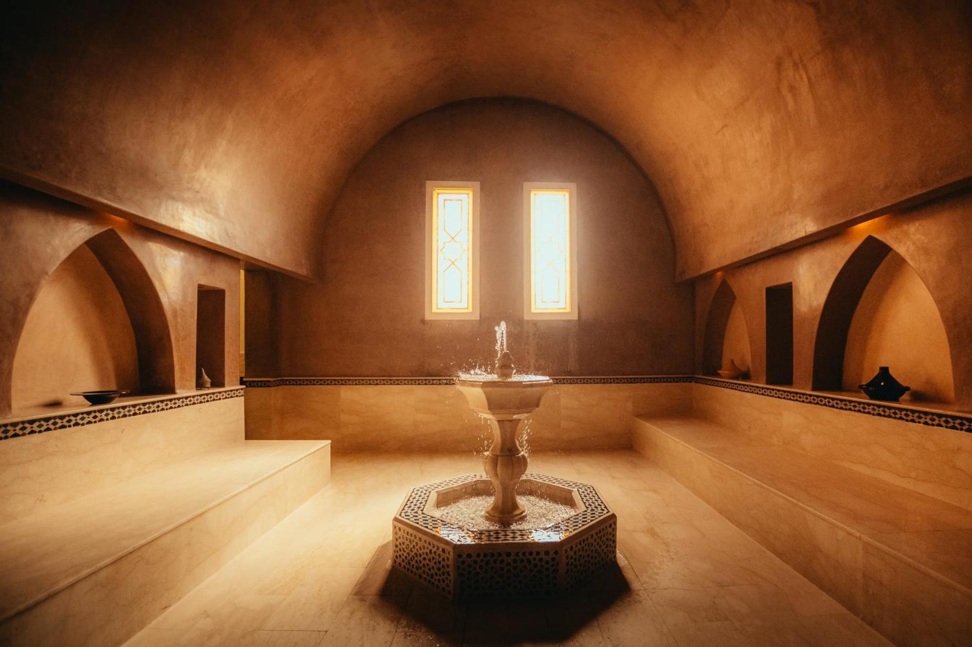Tikida Golf Palace Agadir Exterior photo The hammam at the Royal Bath