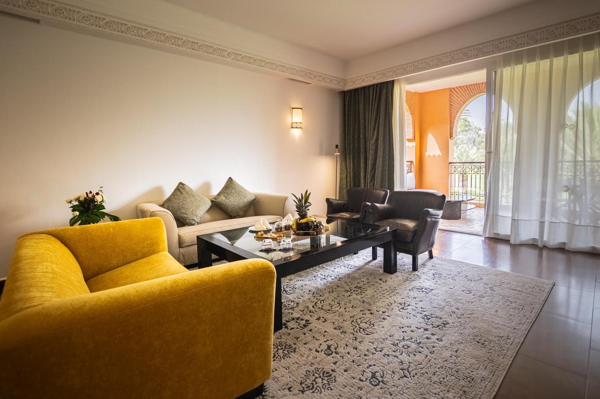 Tikida Golf Palace Agadir Exterior photo A living room at the hotel