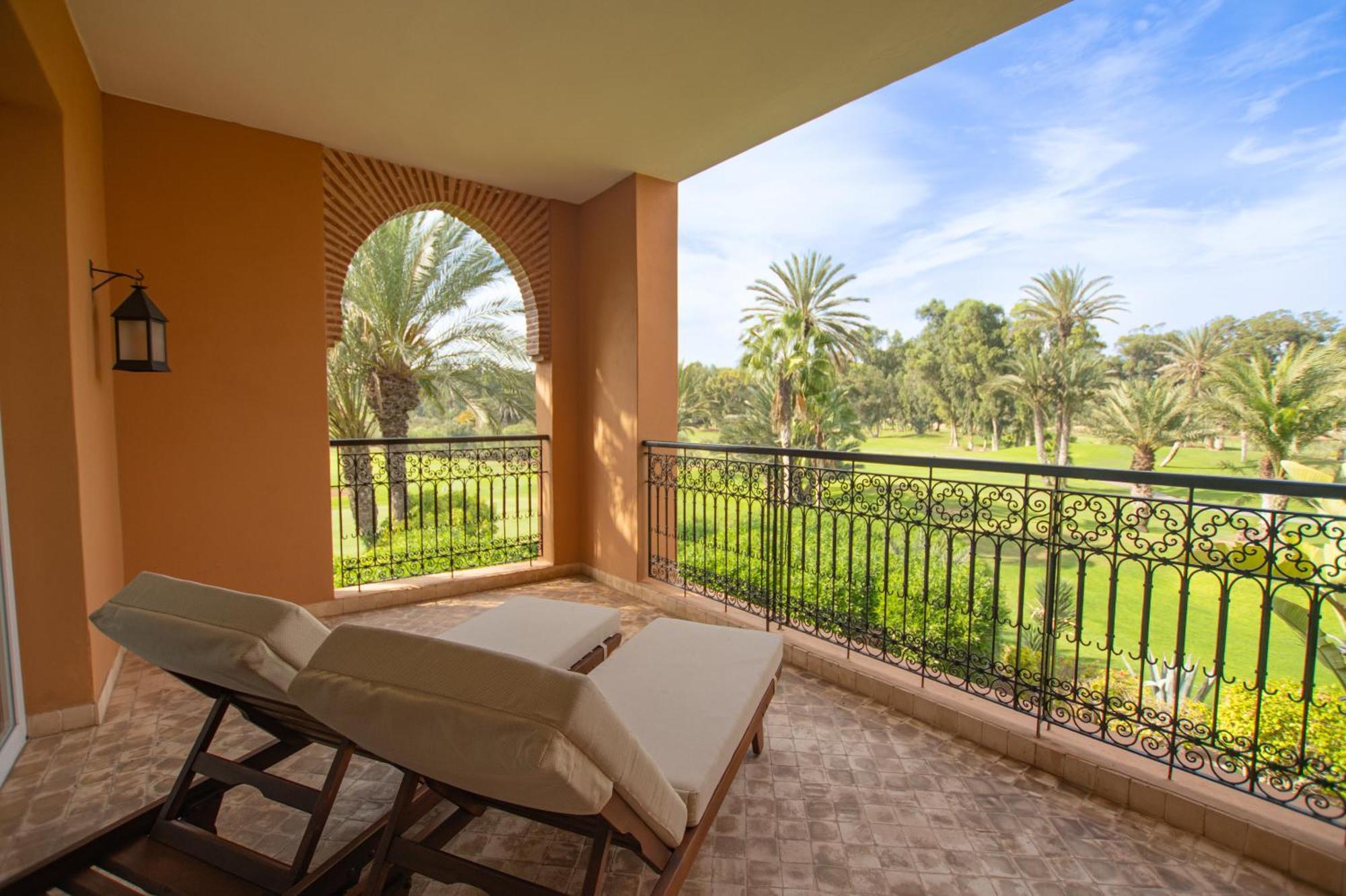 Tikida Golf Palace Agadir Exterior photo A balcony at the resort
