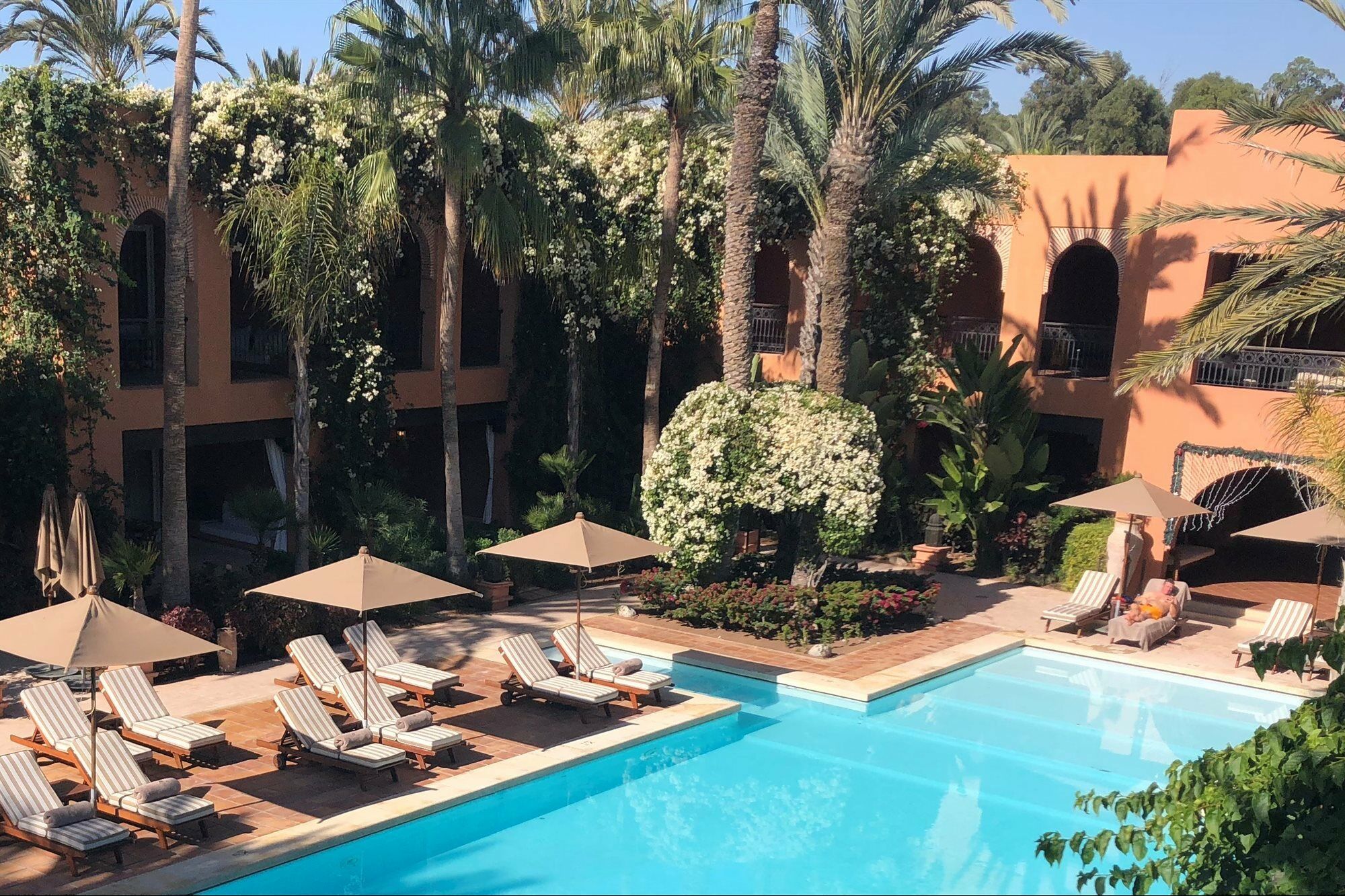 Tikida Golf Palace Agadir Exterior photo The swimming pool at the hotel