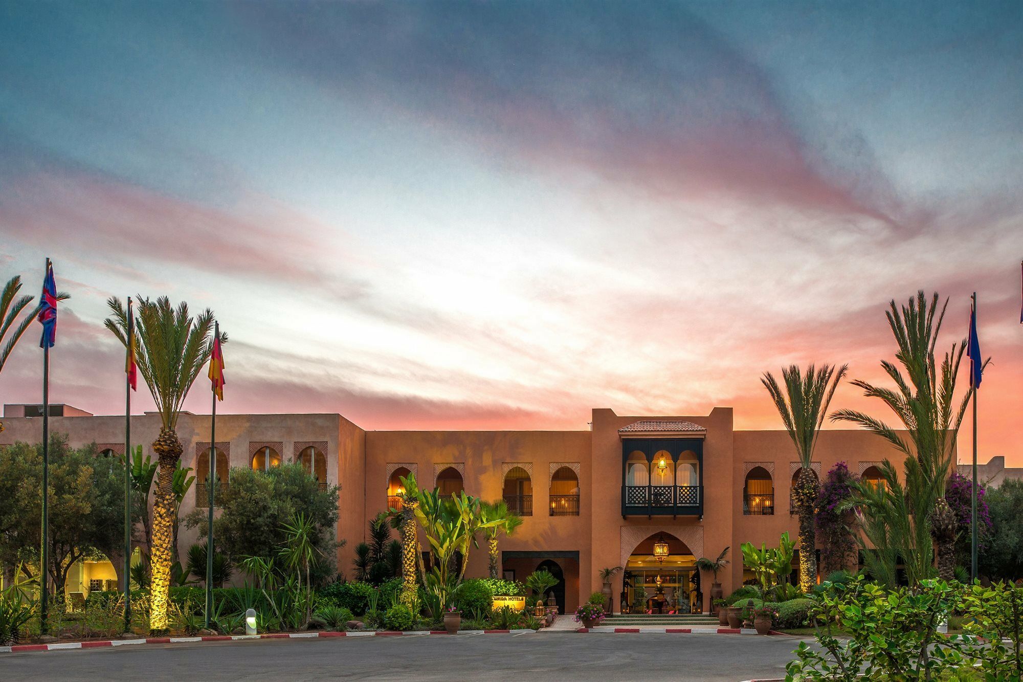 Tikida Golf Palace Agadir Exterior photo The hotel's main entrance